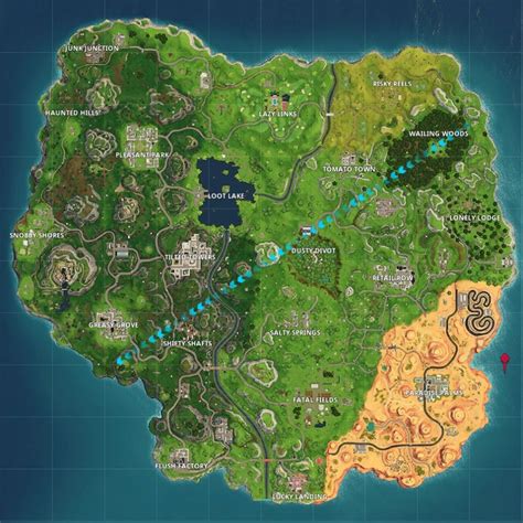 Interactive Map for Fortnite Season 11, Chapter 2 Season 1, Treasure Chests, Vending Machines, Respawn Van, real time tactical planning tool. 